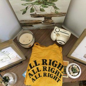 Yellow Hippie Graphic Tee